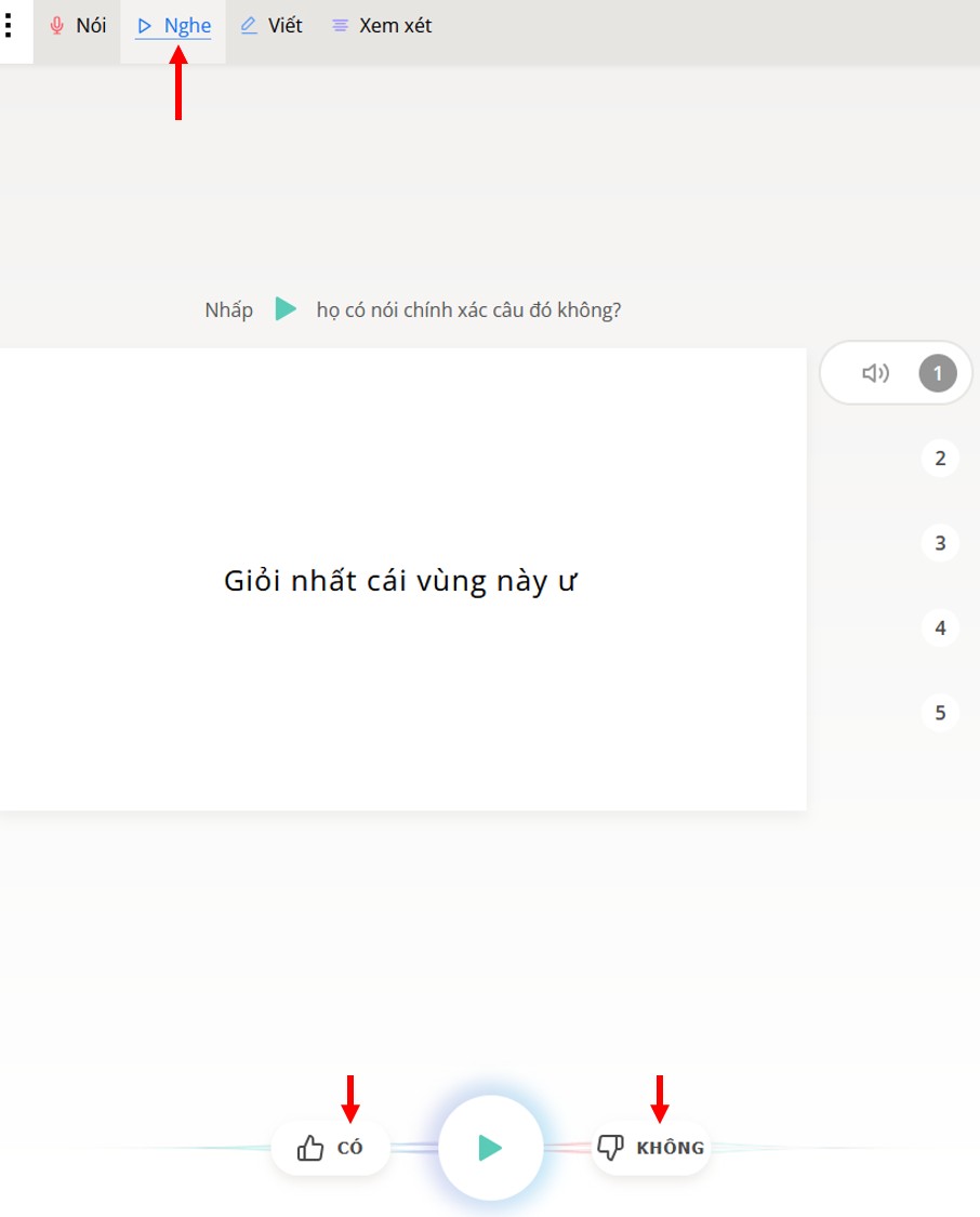 Common Voice - Nghe